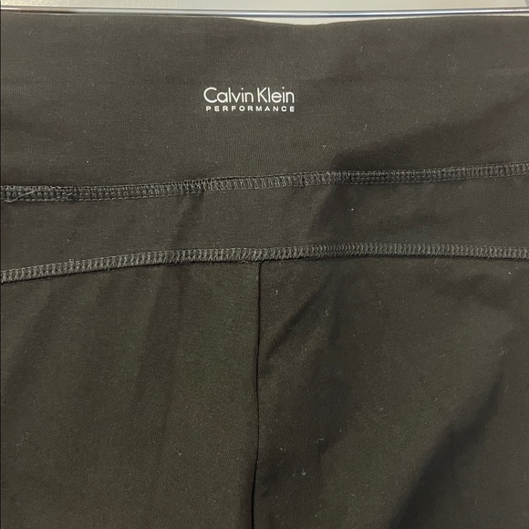 Calvin Klein Woman Black  Cropped Leggings Sz XXL - Picture 6 of 8